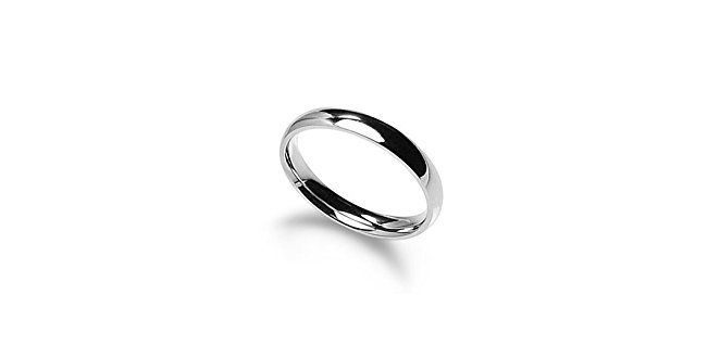 4mm Stainless Steel Comfort Fit Classic Wedding Band Ring Available in Sizes 4-12; W/ Free Gift Pouch