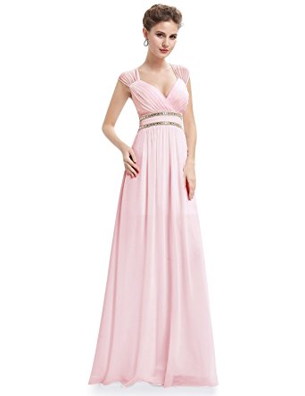 Ever Pretty Women's Sleeveless Grecian Style Bridesmaid Dress 08697