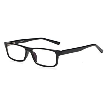 Cyxus Blue Light Filter (Flexible Spring Inside) Computer Glasses, UV Blocking [Anti-Eyestrain] Rectangular Reading Eyewears