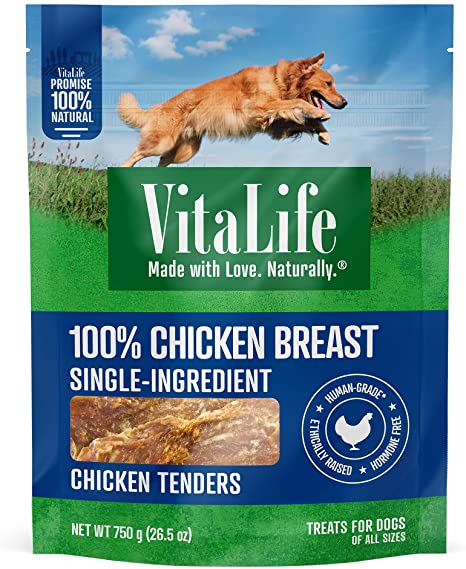 VitaLife All Natural Dog Treats - Chicken Tenders 750g