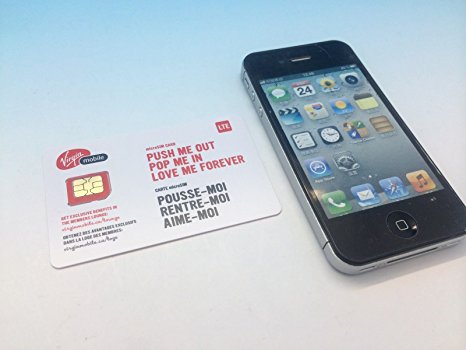SIM Card - Virgin Mobile Micro LTE