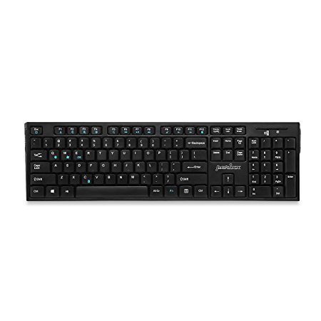 Perixx PERIBOARD-810 Bluetooth Keyboard for Windows, iOS, and Android Devices - Full Size