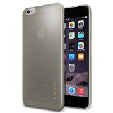 iPhone 6 Plus Case Spigen AirSkin Ultra-Thin Gray Premium Lightweight  Exact Fit  NO Bulkiness Hard Case for iPhone 6 Plus 2014 - Gray SGP11158