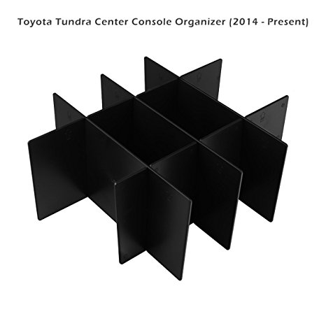 WHDZ Car Center Console Insert Organizer for Toyota Tundra 2014 2015 2016 2017