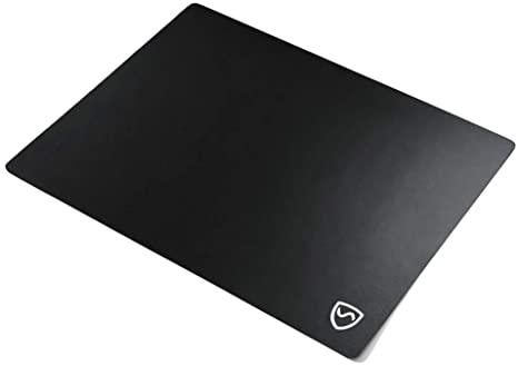 SYB Laptop Pad, EMF Radiation Protection Shield & Heat Blocker for Laptops (17", Jet Black Vegan Leather)
