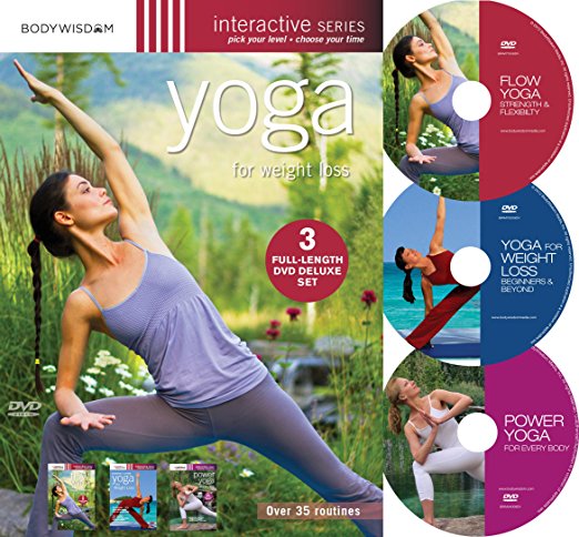 Yoga for Weight Loss (Deluxe 3 DVD set with over 30 routines))