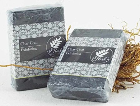 Handcrafted Activated Charcoal Soap 100gm - Pack of 2