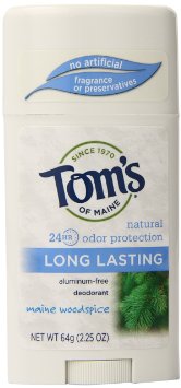 Toms of Maine Natural Care Deodorant Solid Woodspice 225 oz 64 g Pack of 6