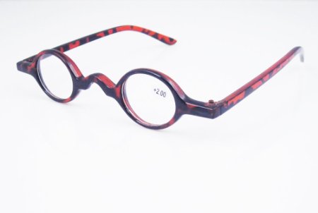Designer Cute Small round Oval Vintage Clear Reading Glasses Eyeglasses 300 Tortoise shell