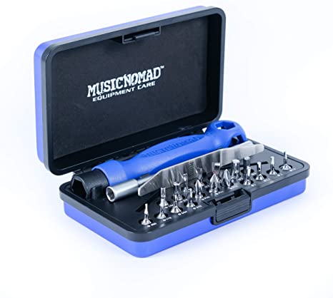 MusicNomad Premium 26 PC. Guitar Tech Screwdriver & Wrench Set MN229