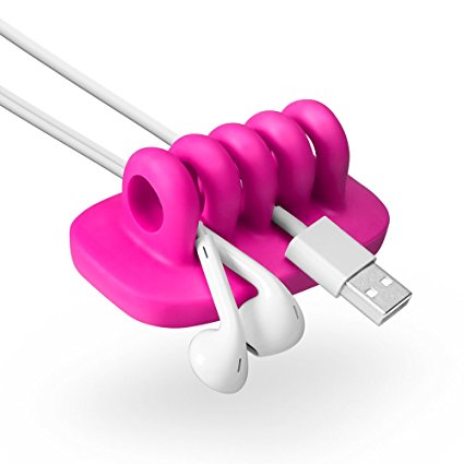 Quirky Cordies POP Wire and Cable Organizer, Pink (PCORP-PK01)