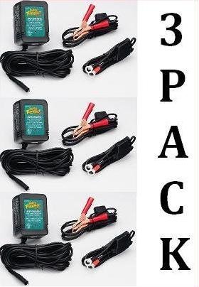 3 PACK Battery Tender Junior Jr. 12V Battery Trickle Charger 12 Volt