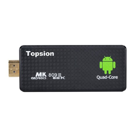 Tops MK809III Android 4.4 TV Dongle Stick Mini PC Quad Core Rockchip RK3188T 2G/8G XBMC/KODI DLAN WiFi Bluetooth 4.0