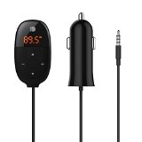 FM Transmitter Doosl FM Transmitter Wireless Radio Car Kit with 35mm Audio Plug Car Charger Adapter for iPhone Samsung HTC MP3 MP4