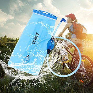 ARINO Hydration Bladder Water Reservoir Collapsible Military Water Reservoir Pack 2 Liter/70 oz FDA-approved and BPA-Free for Hiking Camping Cycling Hunting