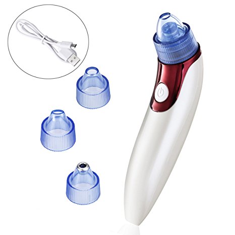 ETEREAUTY Facial Pore Cleanser Blackhead Suction Ance Remover Vacuum Microdermabrasion Pore Cleanser Facial Skin Lift