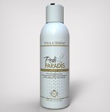 Top Rated Moisturizing Foot Cream - Pedi Parads from Wick and Strm 6 oz - With Natural Almond and Sunflower Seed Oils Vitamins E and B12 - Restores Dry Cracked Feet - A Perfect Foot Spa Companion