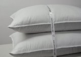 Royal Hotels Goose Down Pillow - 500 Thread Count Egyptian Cotton  King Size Firm Set of 2