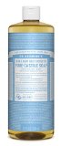 Dr Bronners Fair Trade and Organic Castile Liquid Soap - Baby Unscented 32 oz