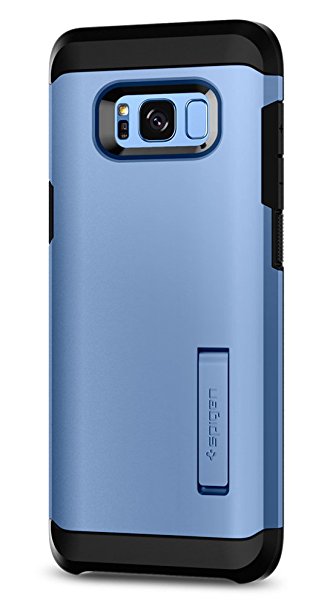 Spigen Tough Armor Galaxy S8 Case with Kickstand and Extreme Heavy Duty Protection and Air Cushion Technology for Samsung Galaxy S8 (2017) - Coral Blue
