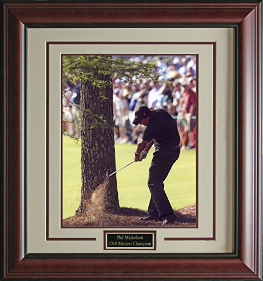 Phil Mickelson 2010 Masters 11x14 Photo Framed