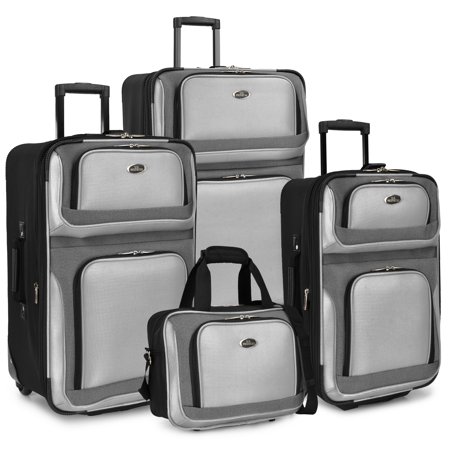 U.S. Traveler New Yorker 4-Piece Luggage Set