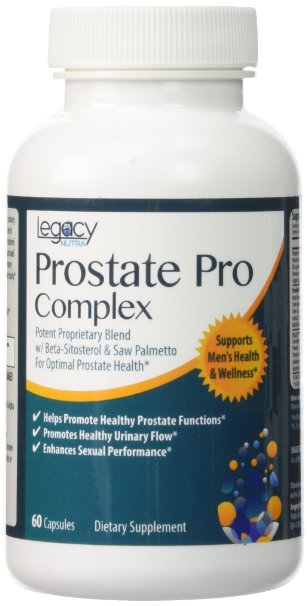 PROSTATE PRO COMPLEX ★ Say Goodbye to Frequent Urination and Low Sex Drive ★ Prostate Health Means A Strong Libido And Sleep Through The Night Results That Count ★ Wife Approved!★ Effective Prostate Support Complete with Selenium, Green Tea, Cats Claw, Copper, Zinc, Saw Palmetto, Graviola, Beta Sitosterol, Stinging Nettle and more ★ 100% Satisfaction Guarantee ★ Buy 2, Get FREE Shipping
