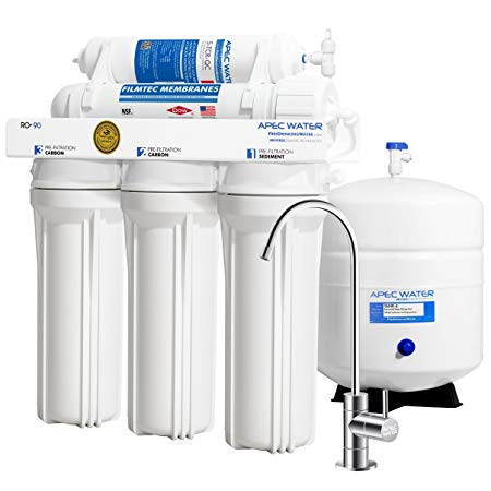 APEC Top Tier Supreme Certified High Flow 90 GPD Ultra Safe Reverse Osmosis Drinking Water Filter System (ULTIMATE RO-90)