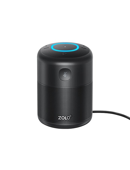 ZOLO Halo Bluetooth and Wi-Fi Smart Speaker with Alexa and Powerful Sound, Voice Control, and Stream Amazon Music Unlimited,Spotify,TuneIn, iHeartRadio, Control Smart Home Devices (18-Month Warranty)