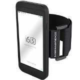 Armband for iPhone 6  6S  Black  - Model AB1 by Mediabridge Part AB1-I6-BLACK