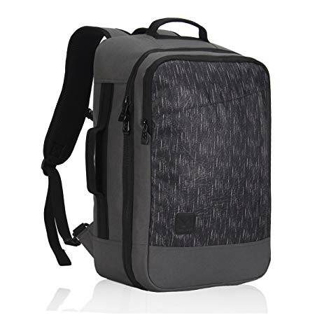 Veevan Flight Approved Carry on Backpack Business Weekend Bags Travel Rucksack 28 Liter Grey