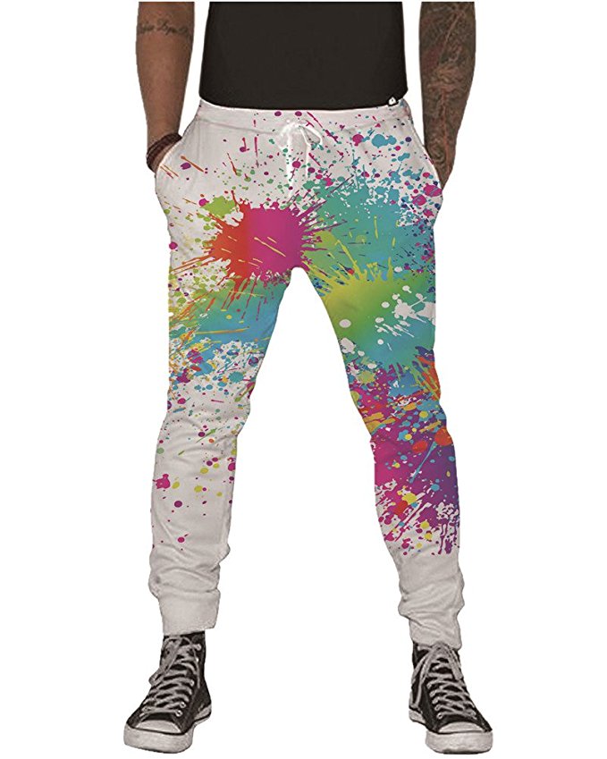 UNIFACO Unisex 3D Digital Print Graphric Sport Jogger Pants Casual Baggy Sweatpants
