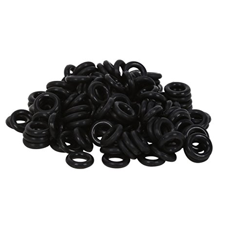ThreeBulls 120Pcs Rubber O-Ring Switch Dampeners Keycap black For Cherry MX Key Switch Keyboards Dampers