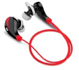 Tate and Baer Elite Series Wireless Bluetooth Headphones Noise Cancelling Headphones w Microphone  Gym  Running  Exercise  Sports  Sweatproof  Wireless Bluetooth Earbuds Headset Earphones for Apple watch iPhone 6 6 Plus 5 5c 5s 4siPad Air Samsung Galaxy S6S5S4S3 Note 4 3 HTC M9 M8 M7LG Flex 2 G3 G2 and Other Bluetooth Android IOS Smart Cell phonesDevices