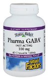 Natural Factors Stress-Relax Pharma Gaba Chewable Tablets 60-Count-Packing May Vary