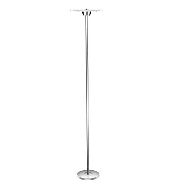 Pakfung LED Torchiere Floor Lamp 18W Warm White Dimming Standing Pole Uplight for Living Room Bedroom-Plated Chrome