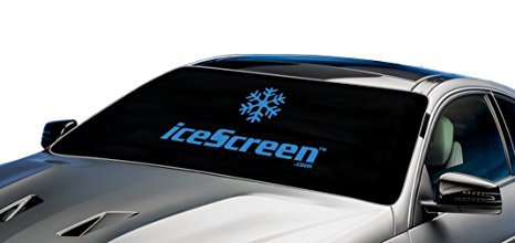 iceScreen Magnetic Frost Ice Snow Sun Windshield Cover - Deluxe Black