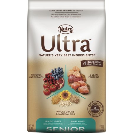 Nutro Ultra Real Chicken Senior Dry Dog Food, 30 Lb