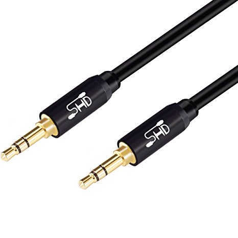 Aux Cable,SHD 3.5mm Audio Cable Aux for Car Auxiliary Audio Stereo Cable 3.5mm Cord Premium Sound Dual Shielded with Gold Plated Connectors-10Feet