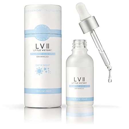 Enhanced Hyaluronic Acid Hydrating Serum | Little Victory | Oil-Free | 1.0 Fl Oz Vitamin B5 Infused | Vegan Skin Care | Animal Cruelty-Free | Made in The U.K.