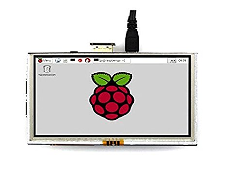 LANDZO 5 Inch 800480 Touch Display for Raspberry Pi 3 Model B and Pi 2