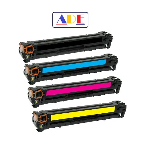 ADE Products  Compatible Replacement Toners for HP 312A Toner Set HP CF380A CF381A CF382A CF383A BlackCyanYellowMagenta for use with HP Color LaserJet Pro MFP M476dn M476dw M476nw Printers