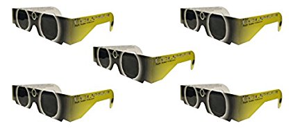 The Eclipser Safe Solar Eclipse Glasses CE Certified - 5 Pack