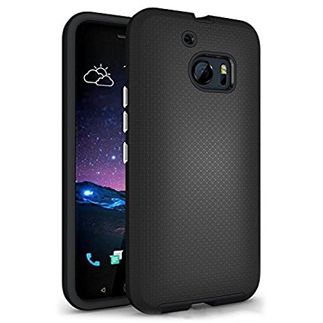 HTC 10 Case, Mini-Factory Dual Layer [Shock Proof] [Impact Resistant] Protective Bumper Cover Case for HTC 10 / HTC One M10 (2016)