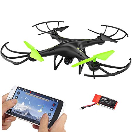 Dazhong FPV Drone 2.4Ghz U42W RC Quadcopter with Wifi HD Camera,Altitude Hold Flight Route Setting Mode