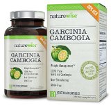 NatureWise Garcinia Cambogia Extract HCA Appetite Suppressant and Weight Loss Supplement 500 mg 180 count
