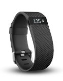 Fitbit Charge HR Wireless Activity Wristband Black Large