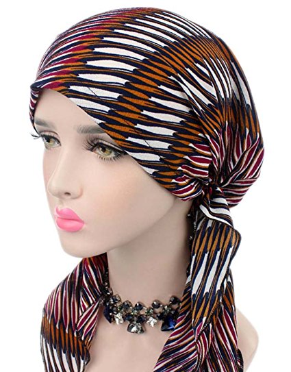 TFB.Love Bella Scarf Chemo Hat Turban Head Scarves Pre-Tied Headwear