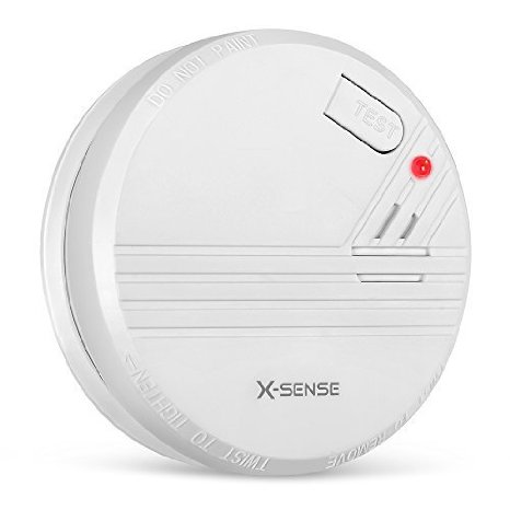 X-Sense SD03B Battery-Powered Home Smoke Detector Fire Alarm with Photoelectric Sensor