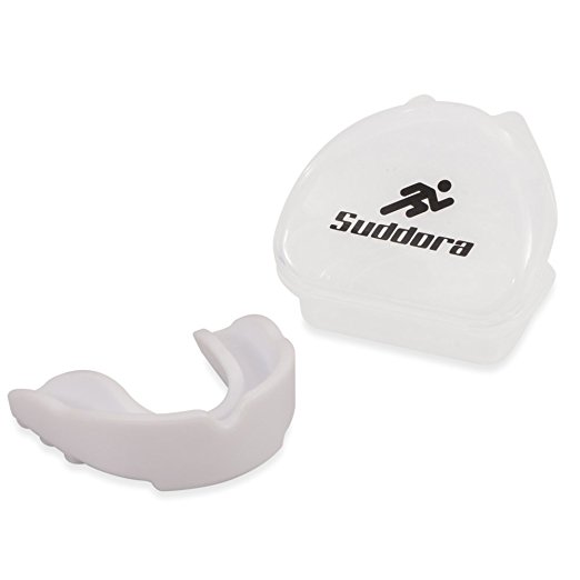 Suddora Mouth Guards - Protective Sports Safety Gum Shield w/ Vented Case